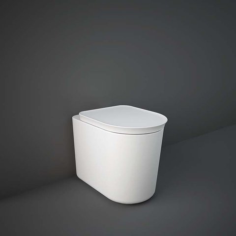 Rak Ceramics Valet Miska WC stojąca Rimless 56x36,3 cm biały mat (VALWC1347500A)