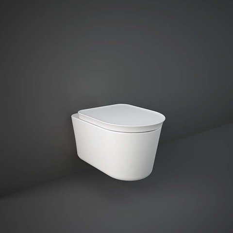 Rak Ceramics Valet Miska WC podwieszana RIMLESS 56x36,3 cm biały mat (VALWC1446500A)