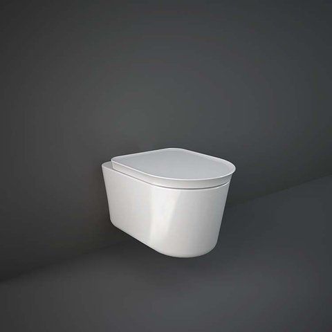 Rak Ceramics Valet Miska WC podwieszana RIMLESS 56x36,3 cm biały połysk (VALWC1446AWHA)