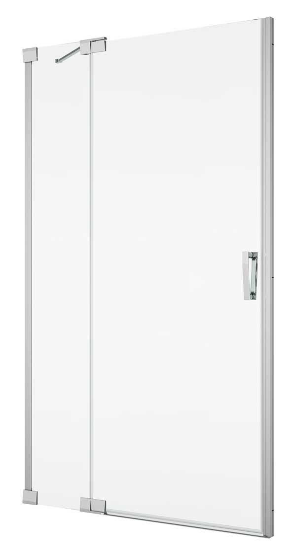 SanSwiss Cadura CA13 Drzwi Prysznicowe L NA WYMIAR (75-140 cm) Szkło Przezroczyste (CA13GSM15007+V2.CA.SM1.50)