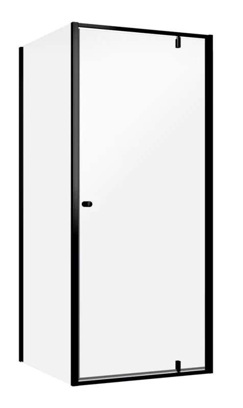 Sealskin Contour kabina prysznicowa 90x90x200 cm czarny mat szkło Przezroczyste (CD180906195100)