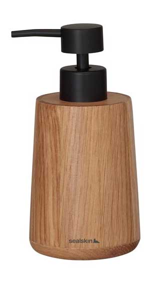 Sealskin Earth Dozownik na mydło 150 ml wolnostojący Dąb (800028)