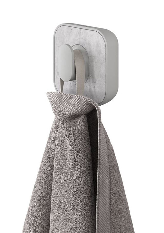 Tiger Tado Haczyk na ręcznik duży Jasnoszary / efekt betonu (800404)