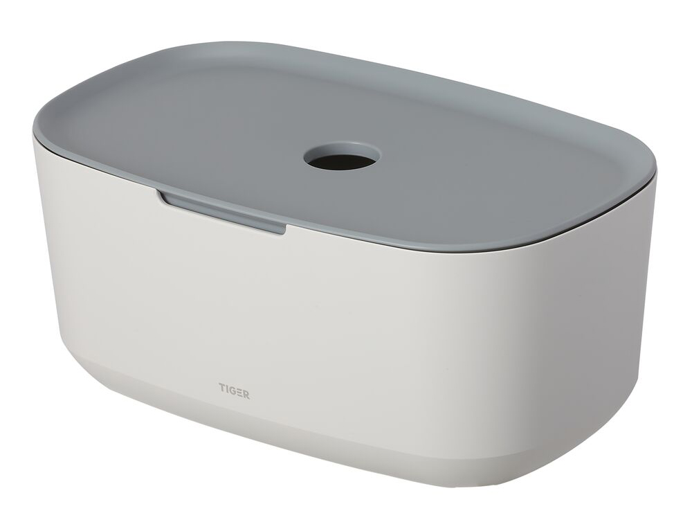 Tiger Tess Pojemnik do przechowywania z pokrywą Biały / Jasnoszary (1328520146)