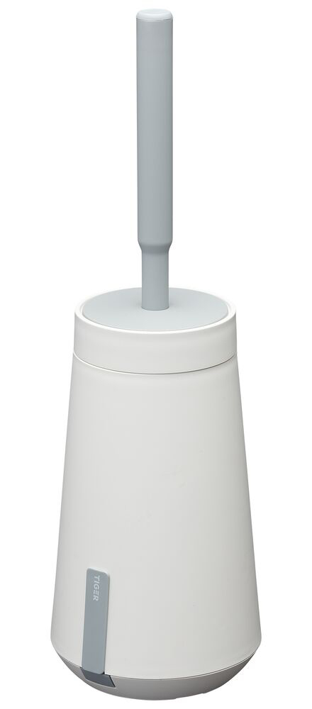 Tiger Tess Pojemnik na szczotkę toaletowa z elastyczną szczotką Swoop® Biały / Jasnoszary (1329420146)