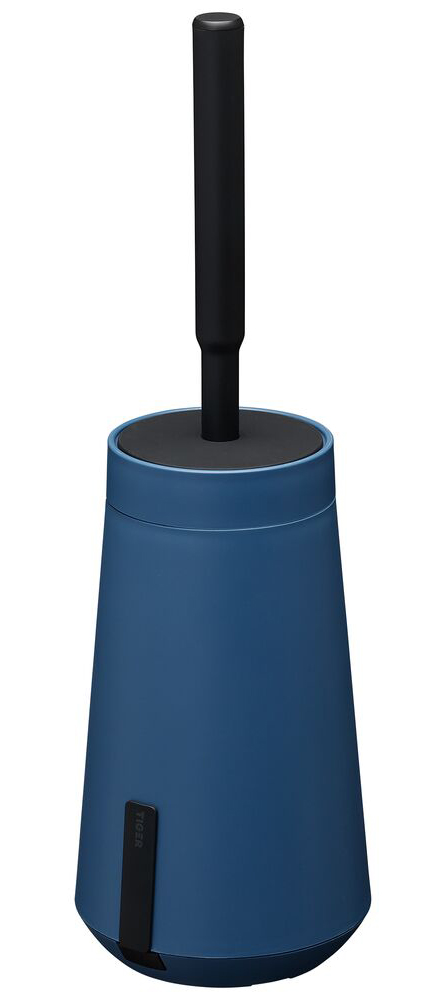 Tiger Tess Pojemnik na szczotkę toaletowa z elastyczną szczotką Swoop® Niebieski / Czarny (1329427246)