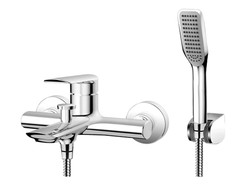 Vedo VBA5006/S/CH Bateria wannowa z zestawem natryskowym ALETTA