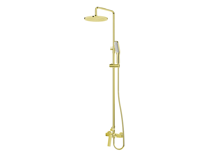 Vedo Desso Kolumna Natryskowa Z Baterią Mieszakową Złote VBD4007/ZL