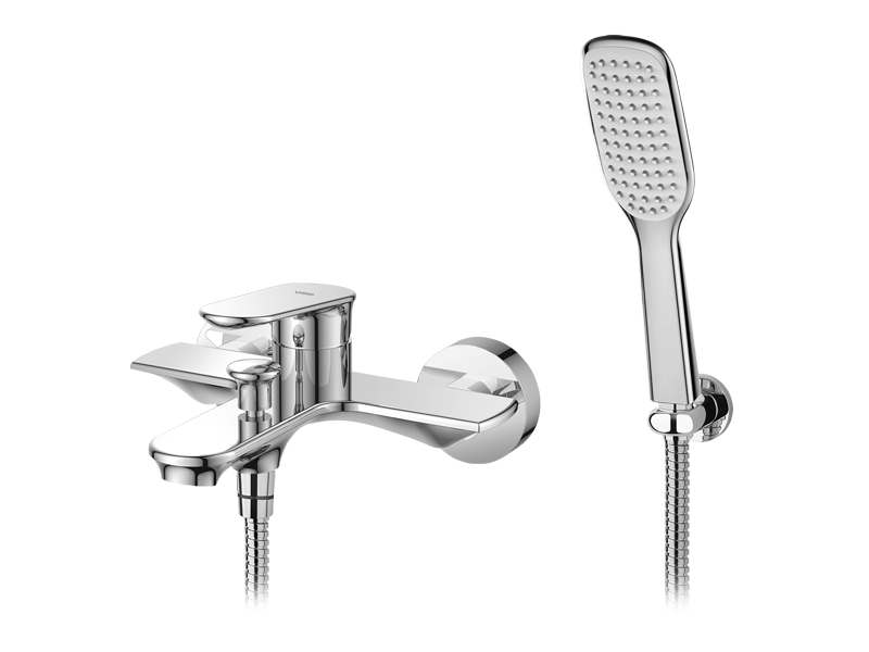 Vedo Otto VBO8006/S/CH Bateria wannowa z zestawem natryskowym