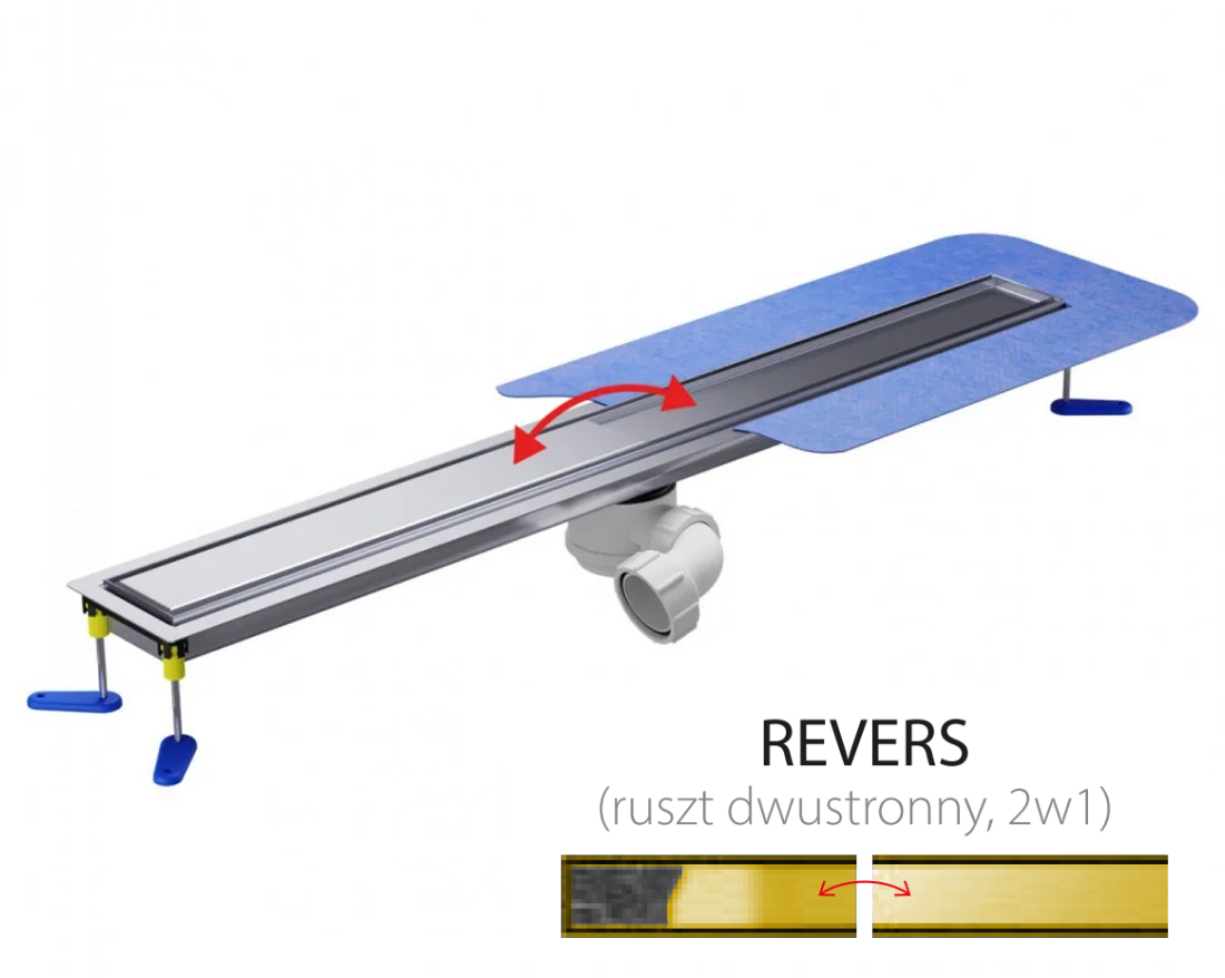 Wiper new elite - odpływ liniowy