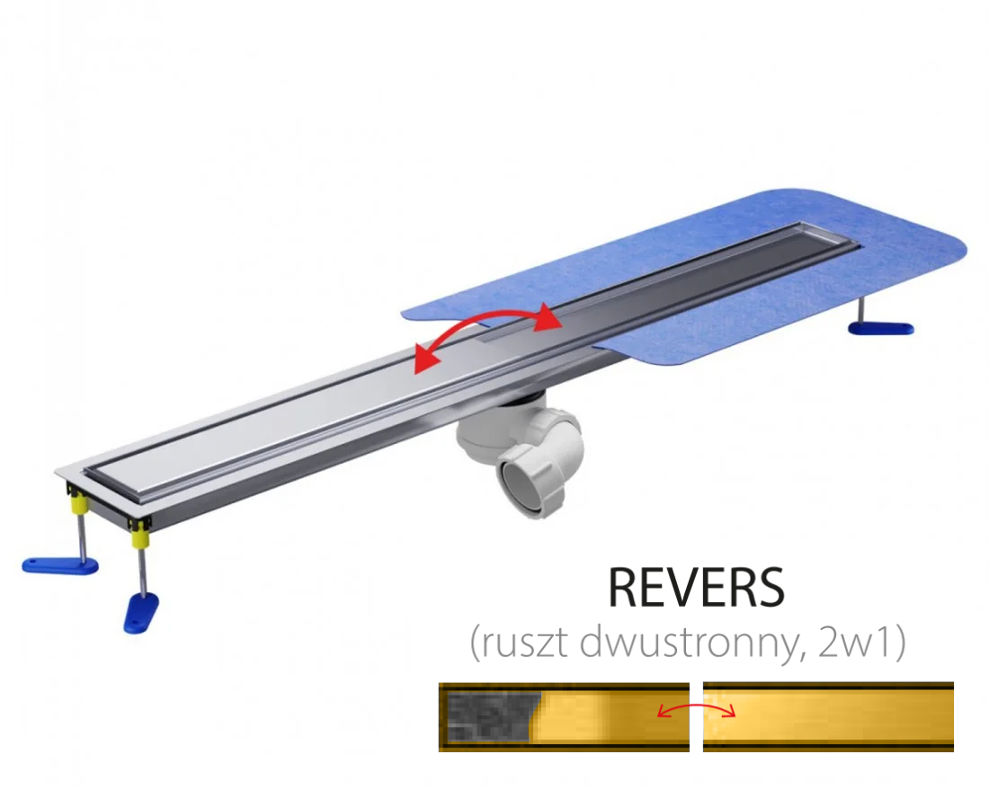 Wiper new elite - odpływ liniowy