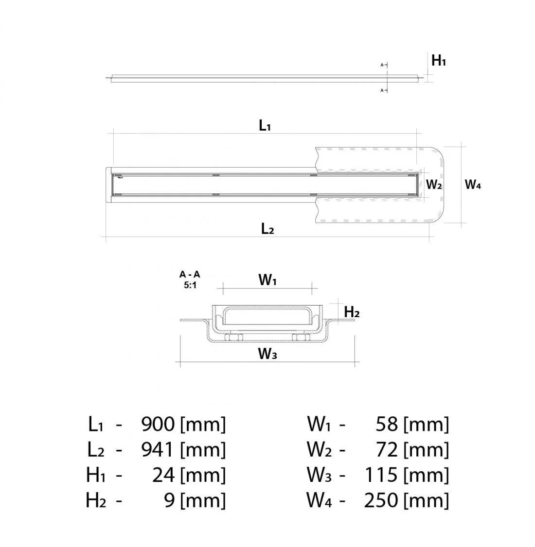 wiper rysunek tehcniczny