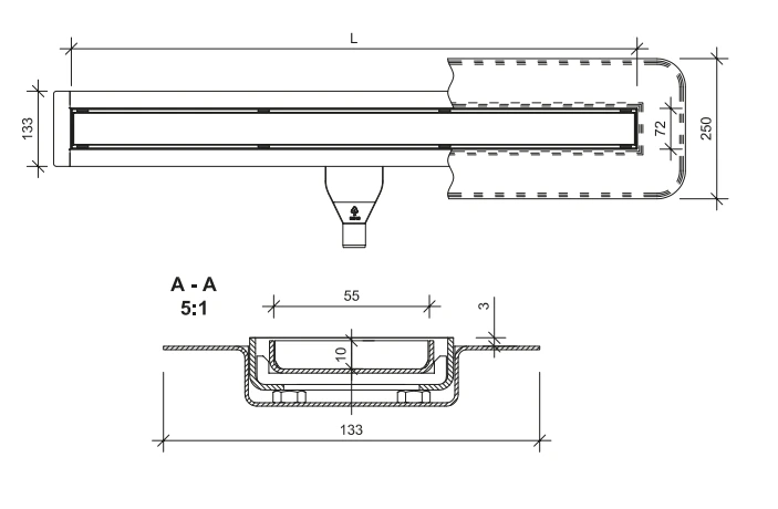wiper rysunek tehcniczny