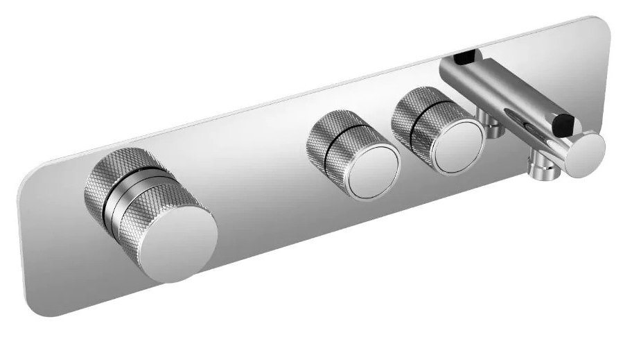 Excellent Krotos bateria prysznic-wanna podtynkowa 2-wyjścia, chrom (AREX.8035CR)