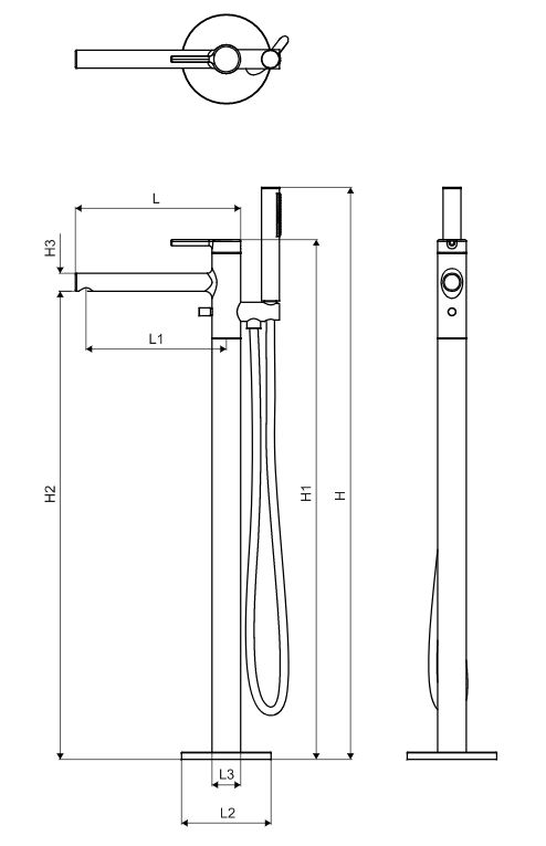 rys techniczny tabela