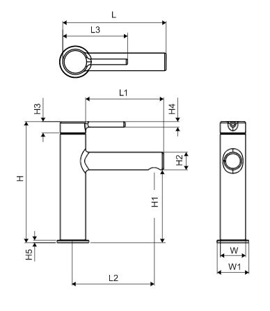 rys techniczny tabela