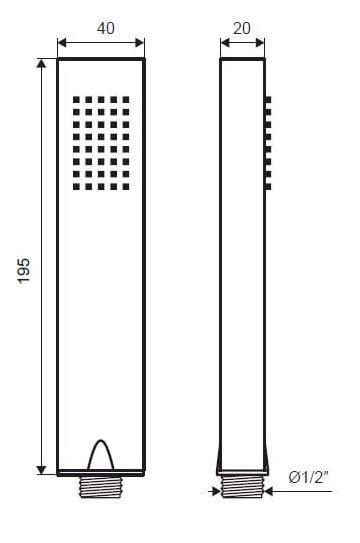 rys techniczny tabela