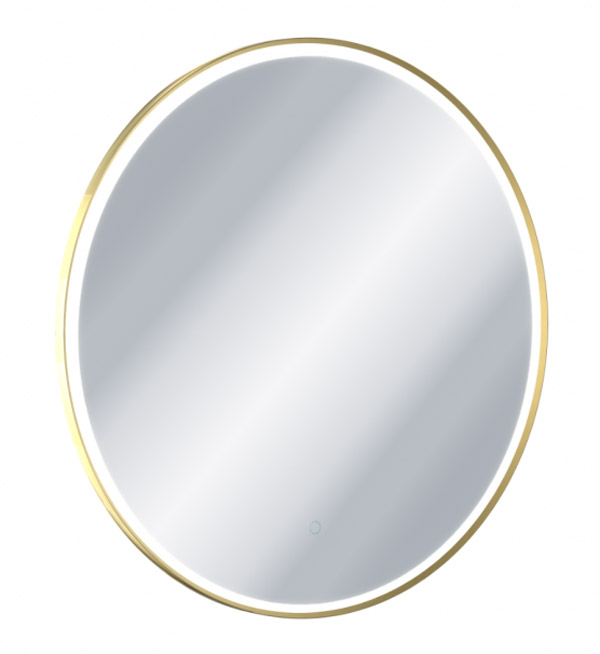 Excellent Corido lustro okrągłe LED 80 cm z matą grzewczą złoty połysk (DOEX.CO080.GL)