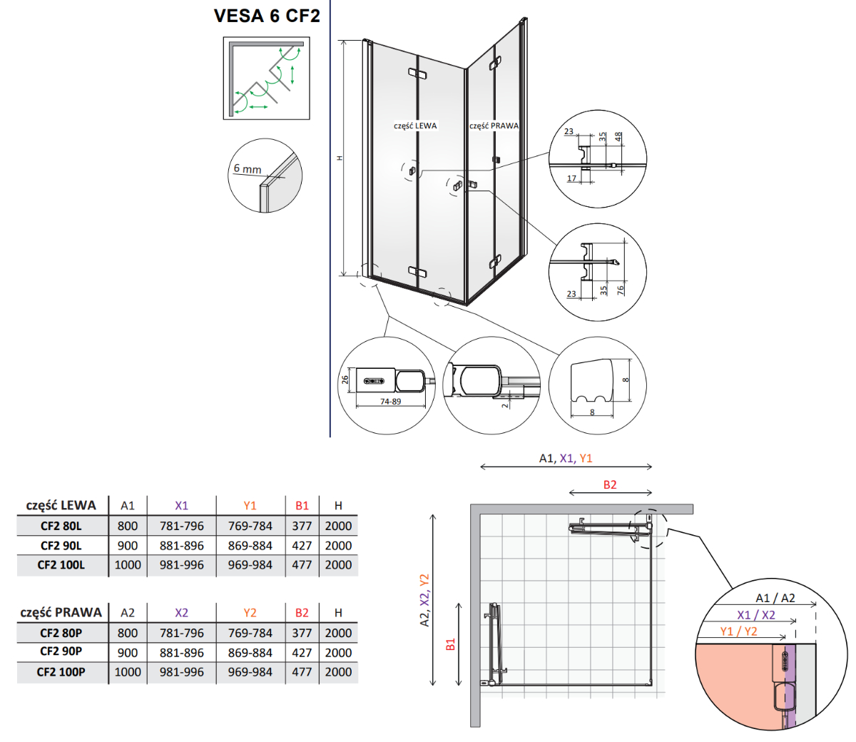 vixor vesa kabina prysnicowa