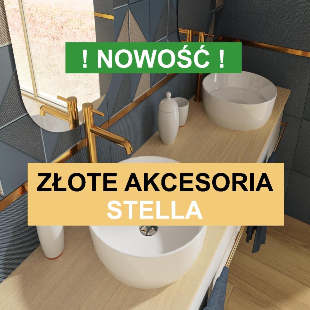 Złote akcesoria Stella