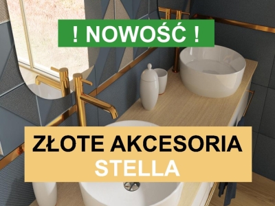 Złote akcesoria Stella